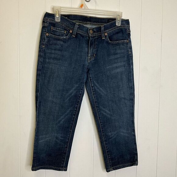 Citizens of Humanity Ankle Jeans Haley #174 Stretch Women's 30 Dark Wash Denim - Picture 1 of 14